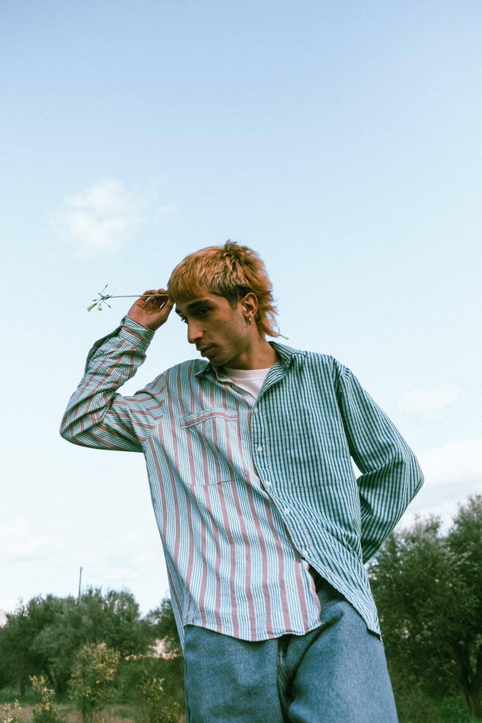 REBIRTH x Allinmag, foto emiliano zingale, direzione creativa greta naselli e federica lo cascio, styling daria alfì e giulia acciardi, abiti repunto zero waste fashion lab