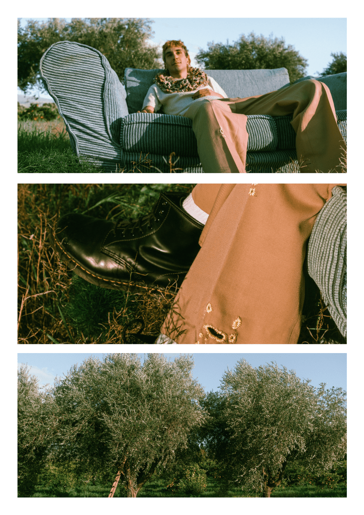 REBIRTH x Allinmag, foto emiliano zingale, direzione creativa greta naselli e federica lo cascio, styling daria alfì e giulia acciardi, abiti repunto zero waste fashion lab