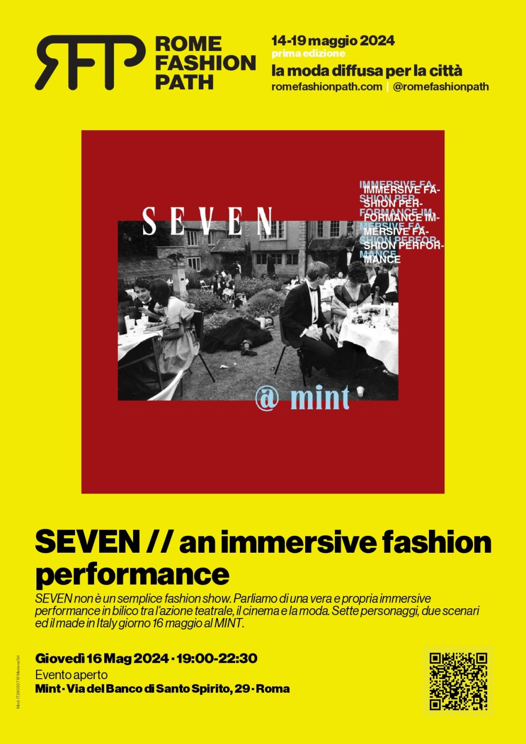 immersive fashion performance in&nbsp;Rome